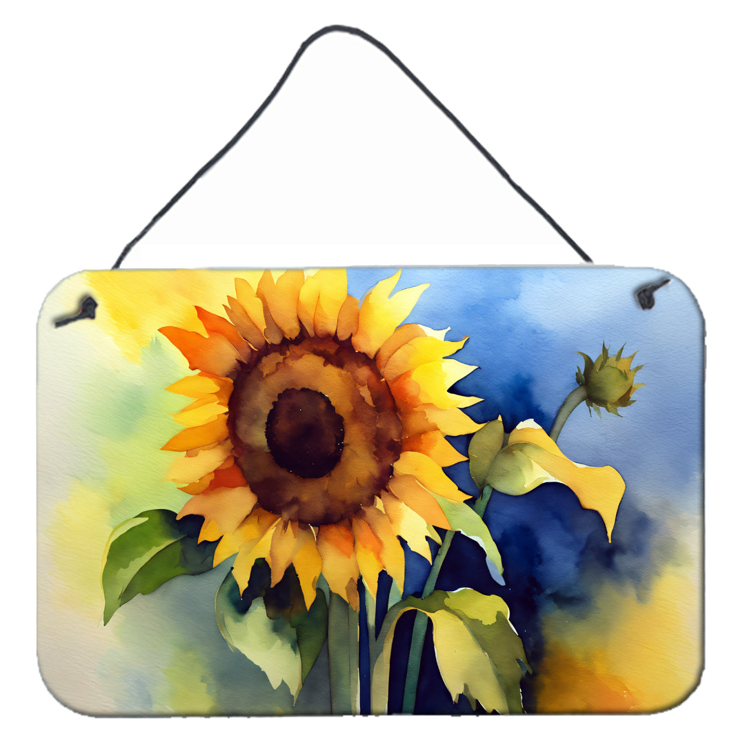 Buy this Sunflowers in Watercolor Wall or Door Hanging Prints