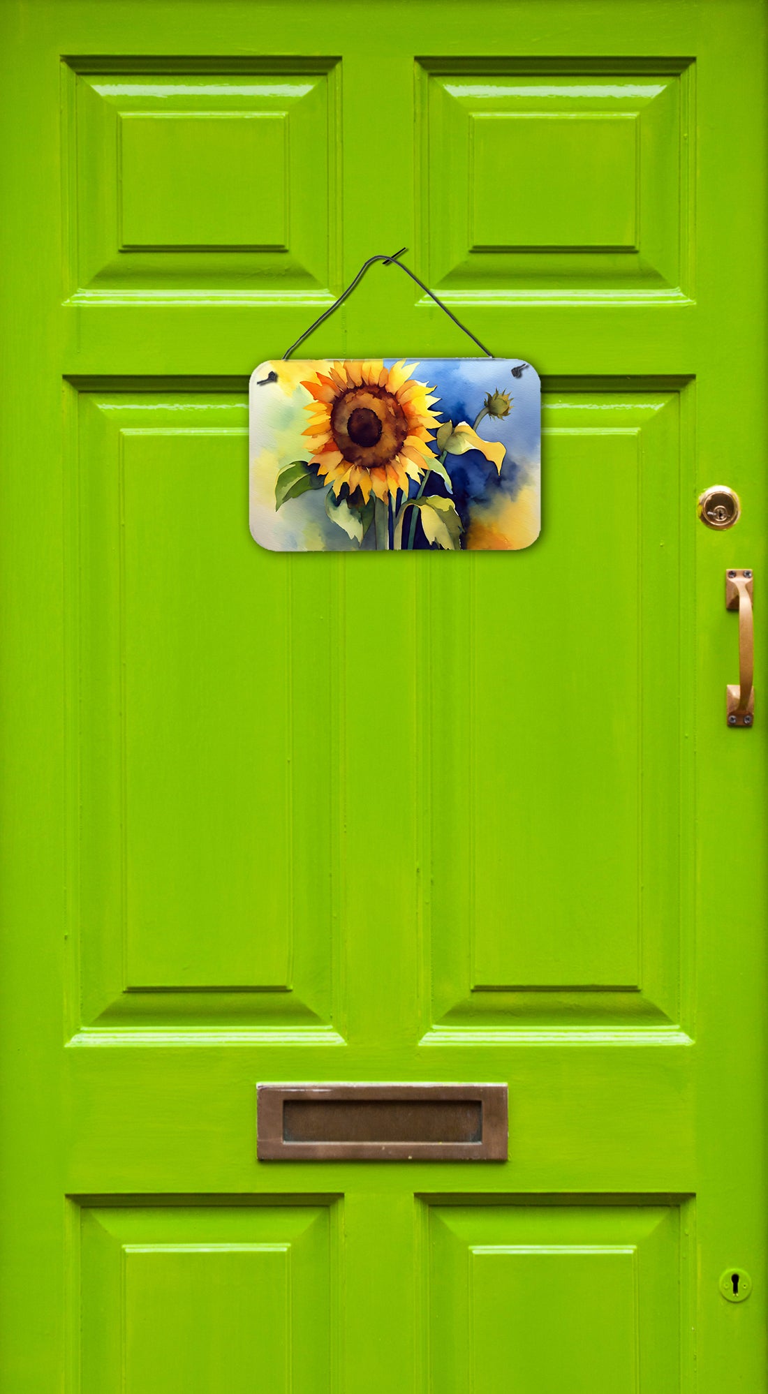 Buy this Sunflowers in Watercolor Wall or Door Hanging Prints