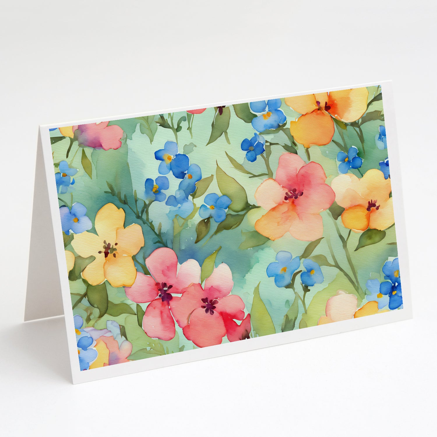 Buy this Alaska Forget-me-nots in Watercolor Greeting Cards and Envelopes Pack of 8