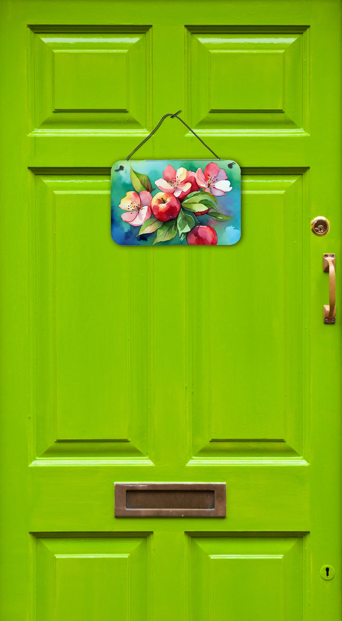 Arkansas Apple Blossom in Watercolor Wall or Door Hanging Prints  the-store.com.