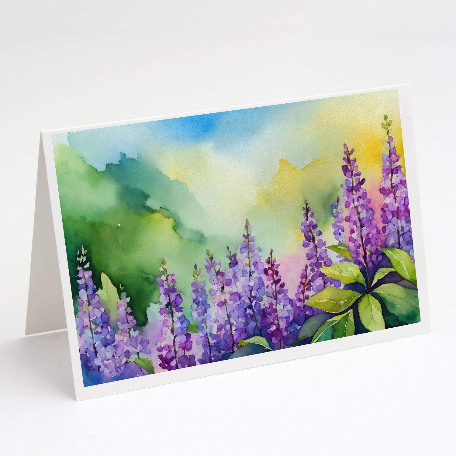 Buy this Idaho Syringa in Watercolor Greeting Cards and Envelopes Pack of 8