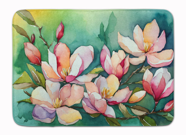 Buy this Louisiana Magnolias in Watercolor Memory Foam Kitchen Mat