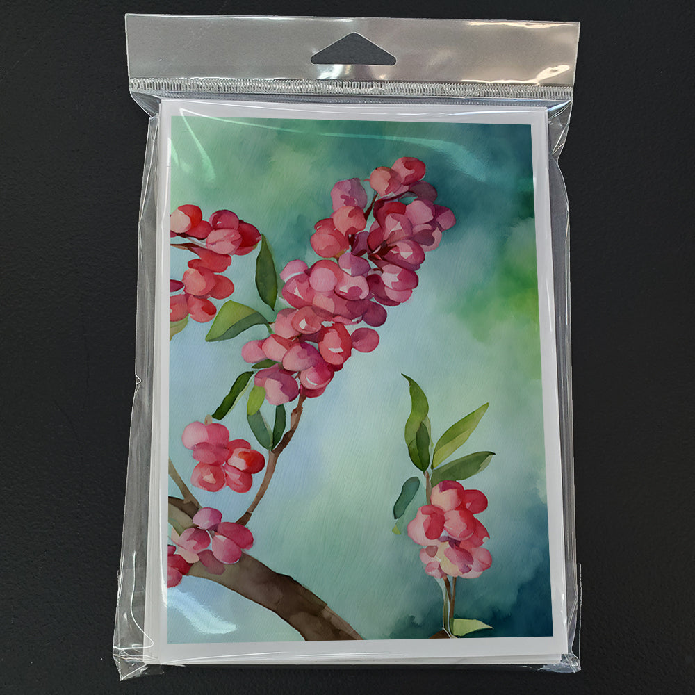 Pennsylvania Mountain Laurels in Watercolor Greeting Cards and Envelopes Pack of 8  the-store.com.
