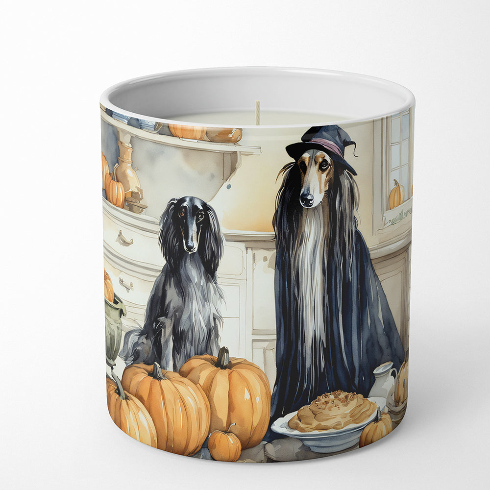Afghan Hound Fall Kitchen Pumpkins Decorative Soy Candle  the-store.com.