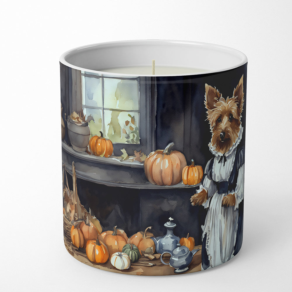 Buy this Australian Terrier Fall Kitchen Pumpkins Decorative Soy Candle