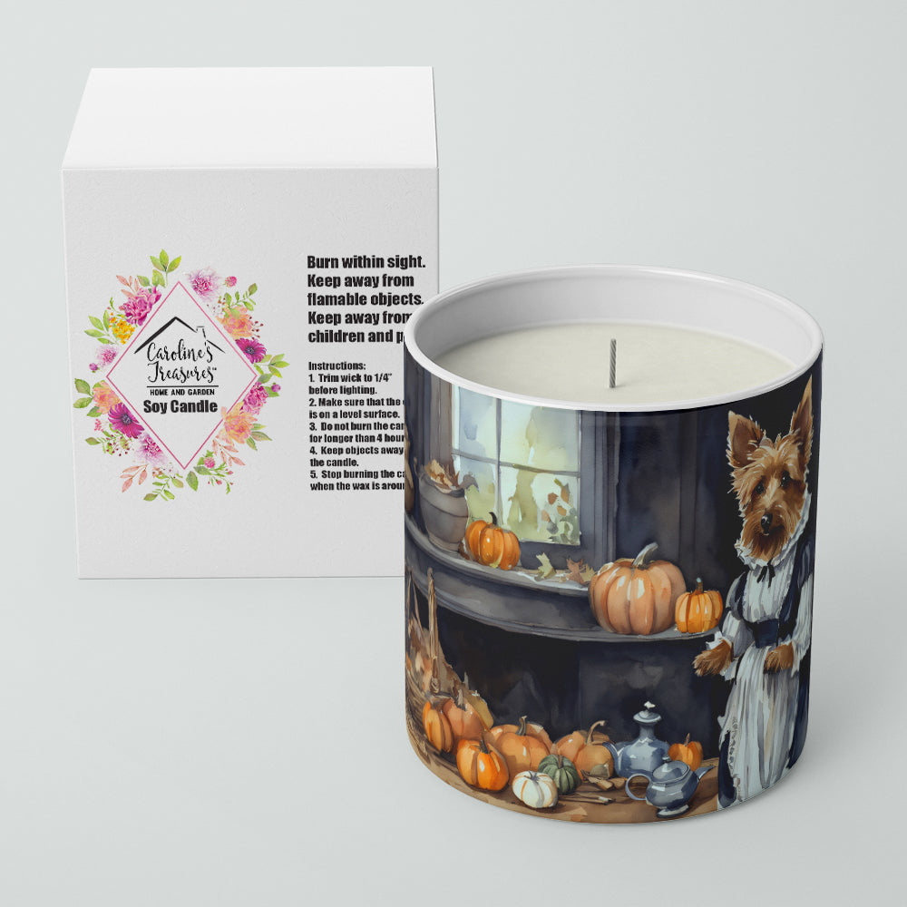 Australian Terrier Fall Kitchen Pumpkins Decorative Soy Candle  the-store.com.