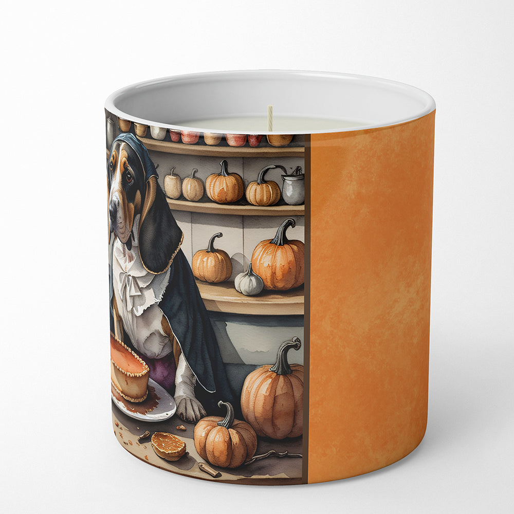 Basset Hound Fall Kitchen Pumpkins Decorative Soy Candle