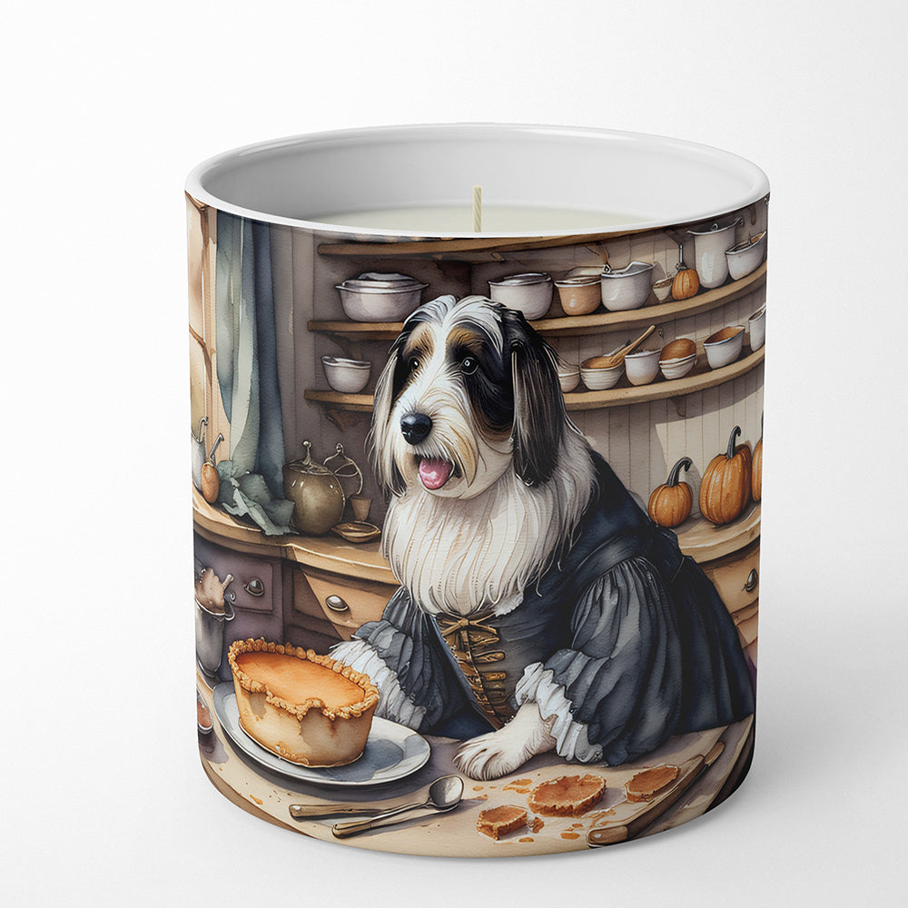 Buy this Bearded Collie Fall Kitchen Pumpkins Decorative Soy Candle