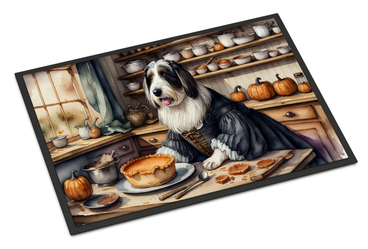 Buy this Bearded Collie Fall Kitchen Pumpkins Doormat 18x27