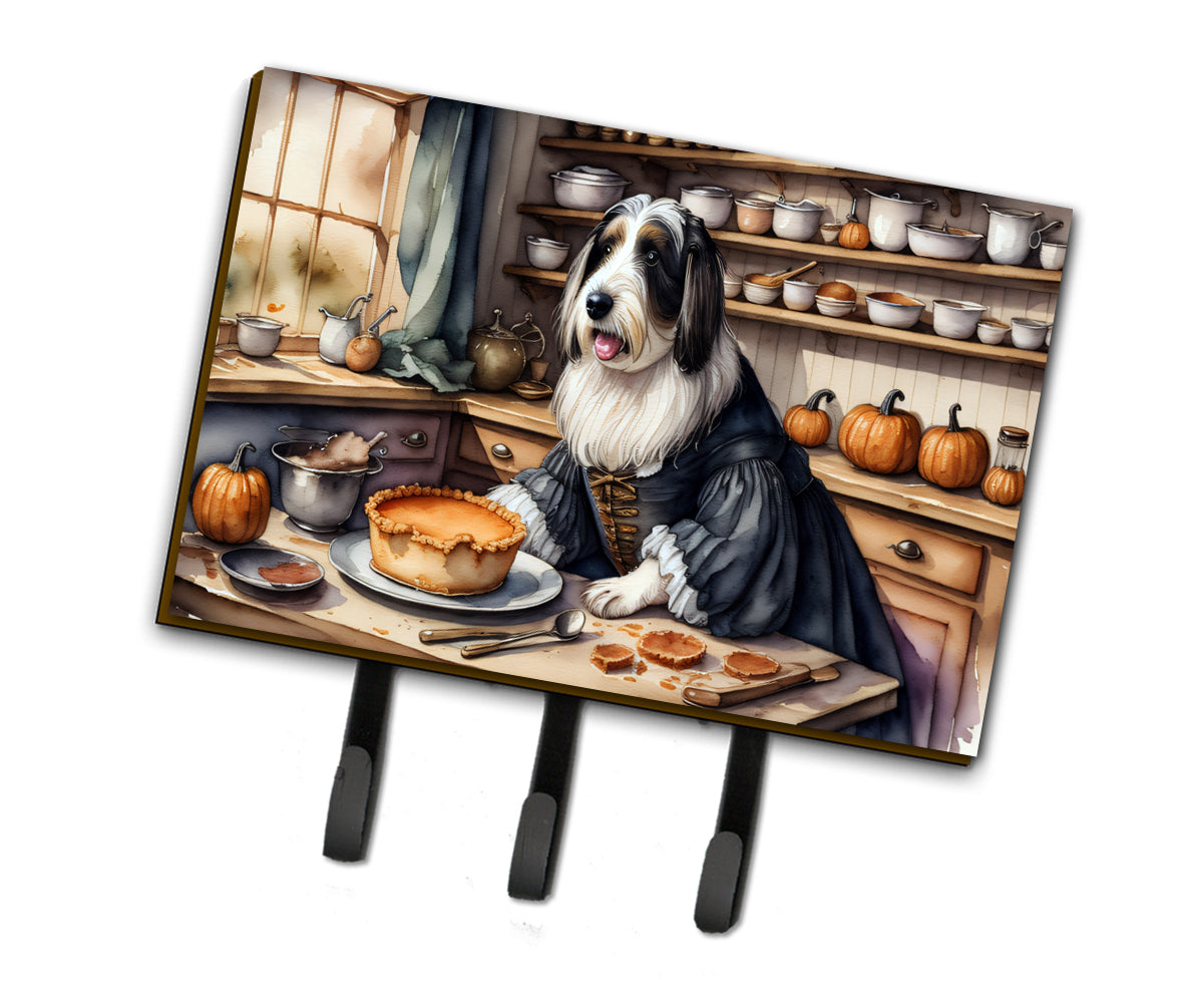 Buy this Bearded Collie Fall Kitchen Pumpkins Leash or Key Holder