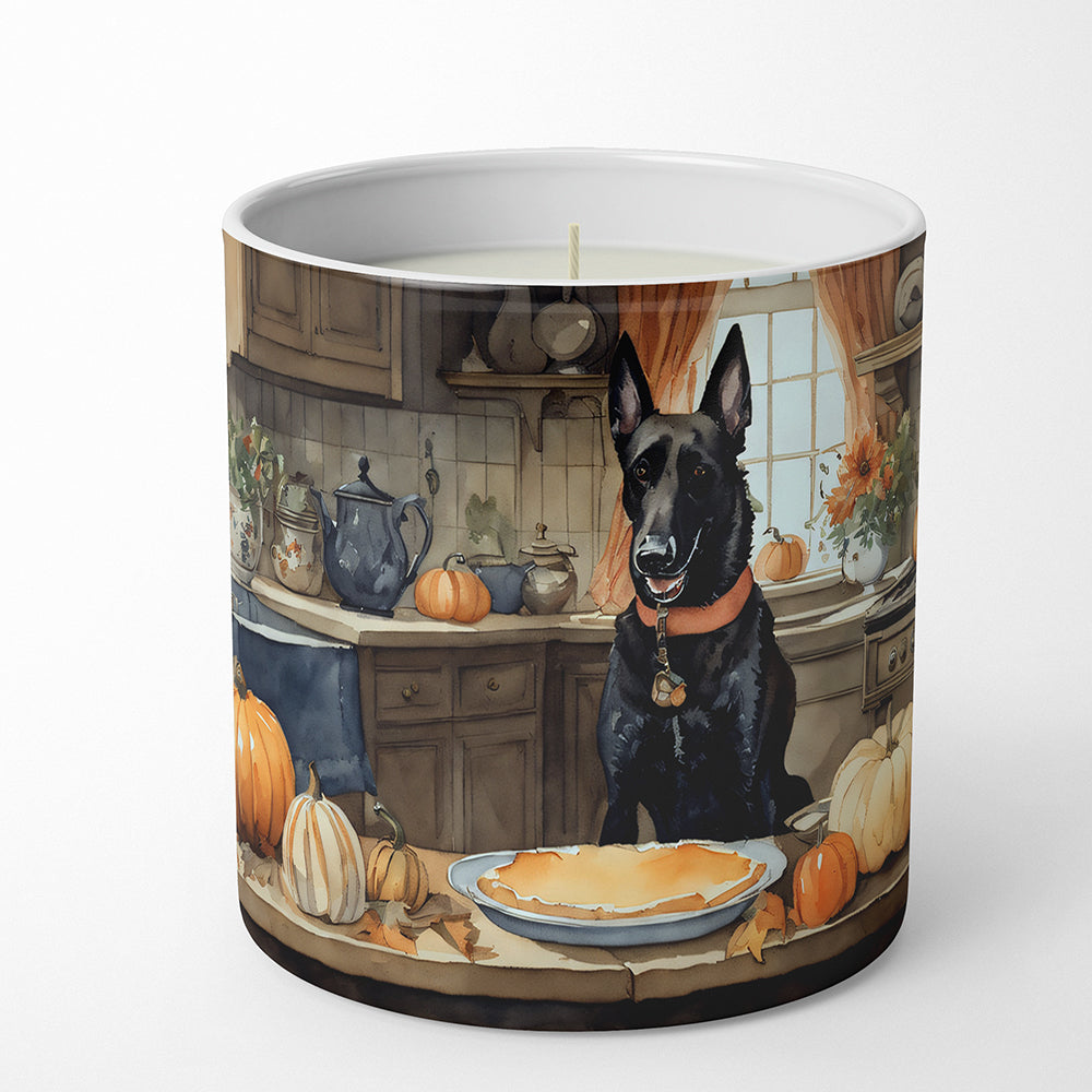 Belgian Malinois Fall Kitchen Pumpkins Decorative Soy Candle