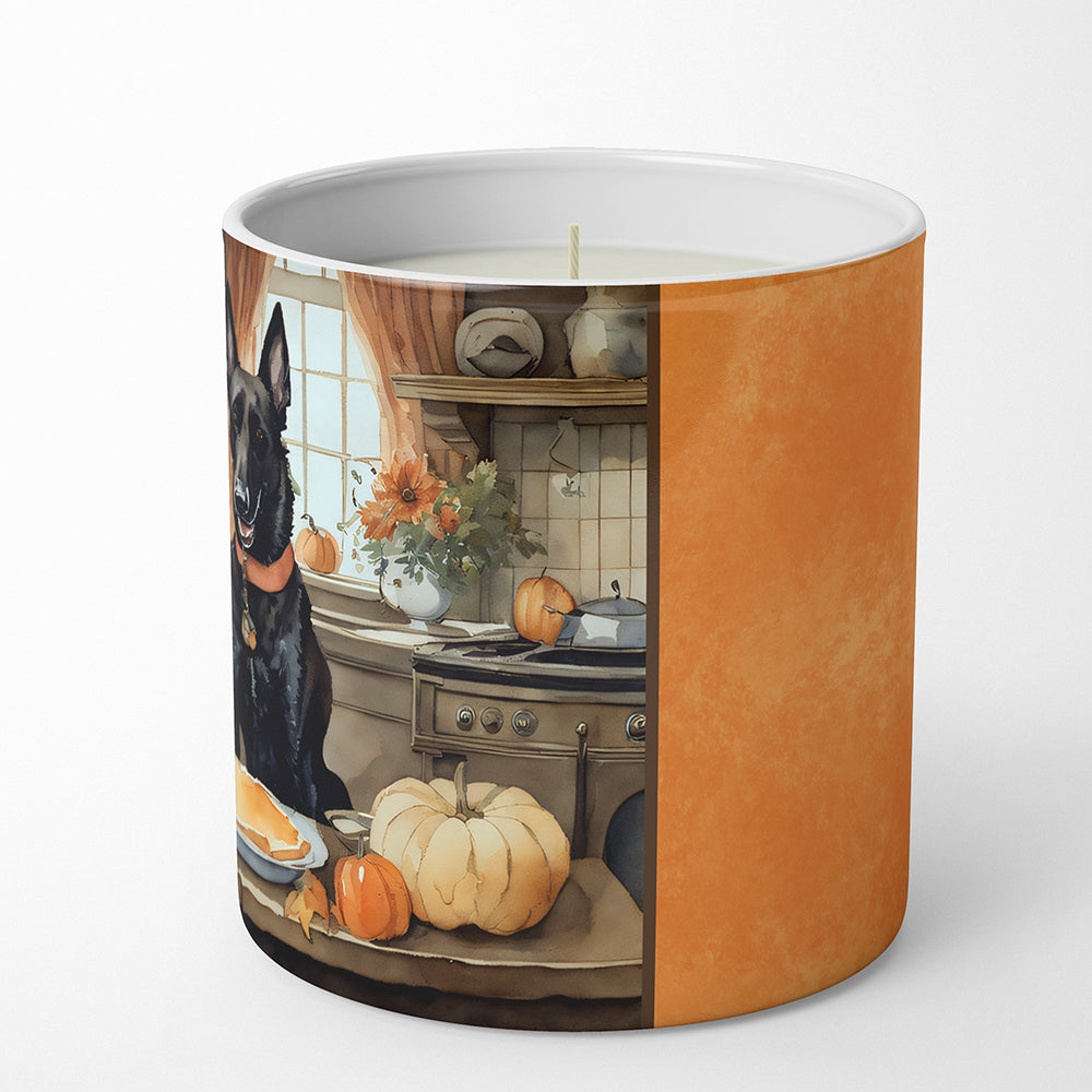 Belgian Malinois Fall Kitchen Pumpkins Decorative Soy Candle