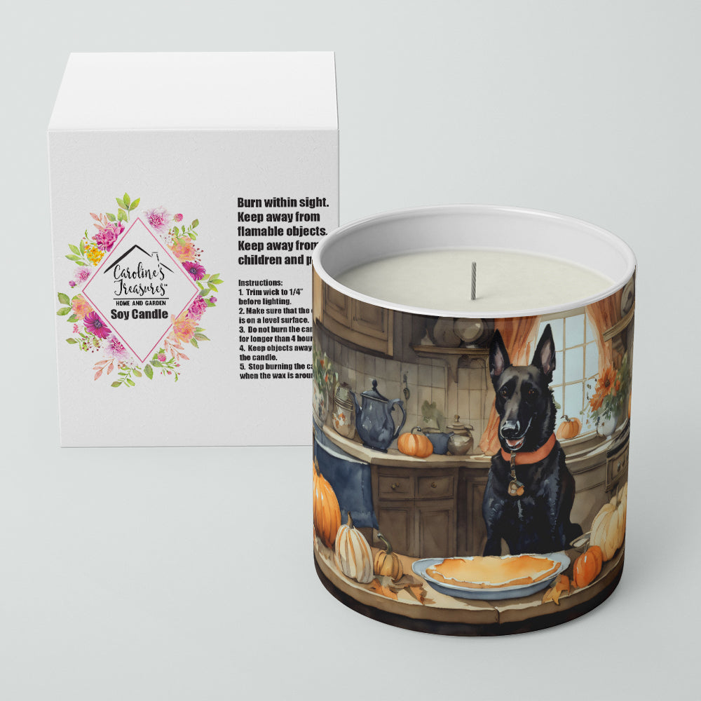 Belgian Malinois Fall Kitchen Pumpkins Decorative Soy Candle  the-store.com.