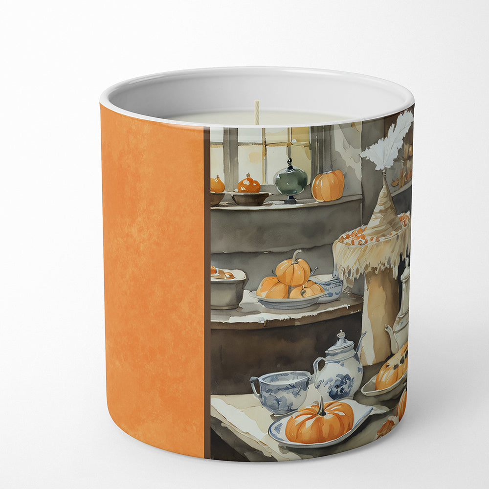 Buy this Bichon Frise Fall Kitchen Pumpkins Decorative Soy Candle