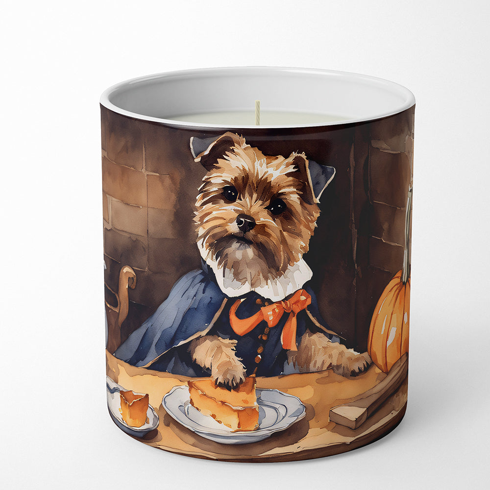 Buy this Border Terrier Fall Kitchen Pumpkins Decorative Soy Candle