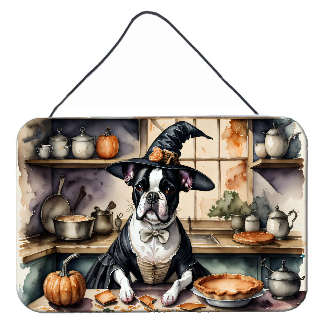 Buy this Boston Terrier Fall Kitchen Pumpkins Wall or Door Hanging Prints