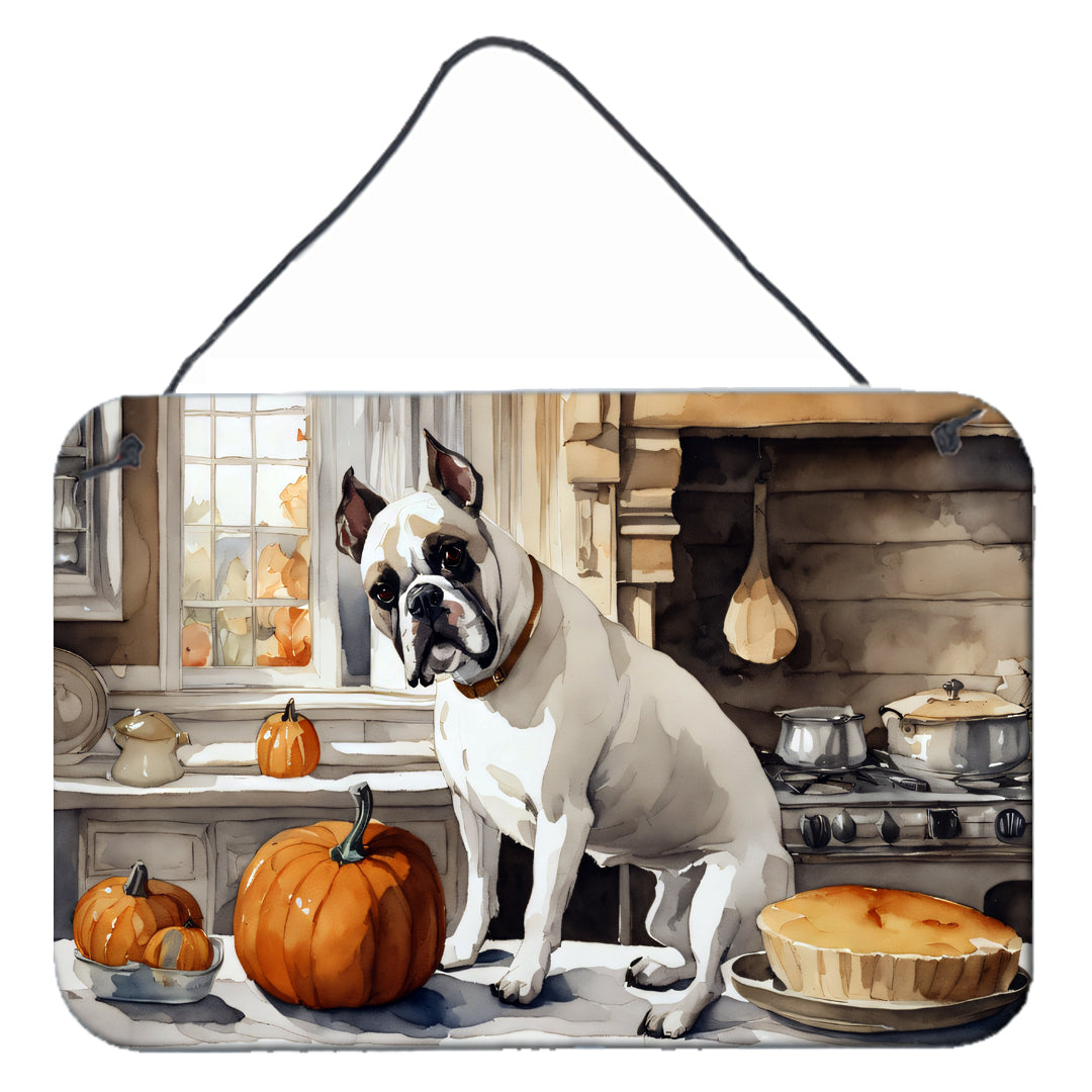 Buy this Boxer Fall Kitchen Pumpkins Wall or Door Hanging Prints