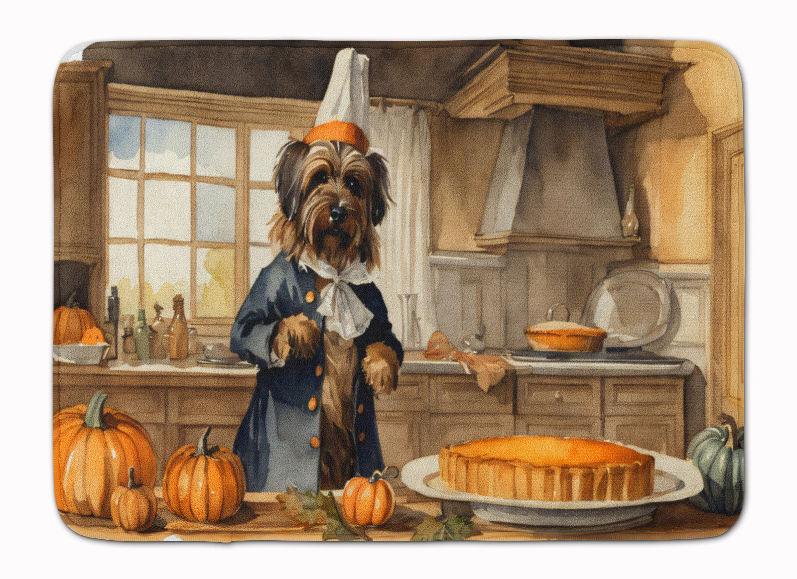 Buy this Briard Fall Kitchen Pumpkins Memory Foam Kitchen Mat