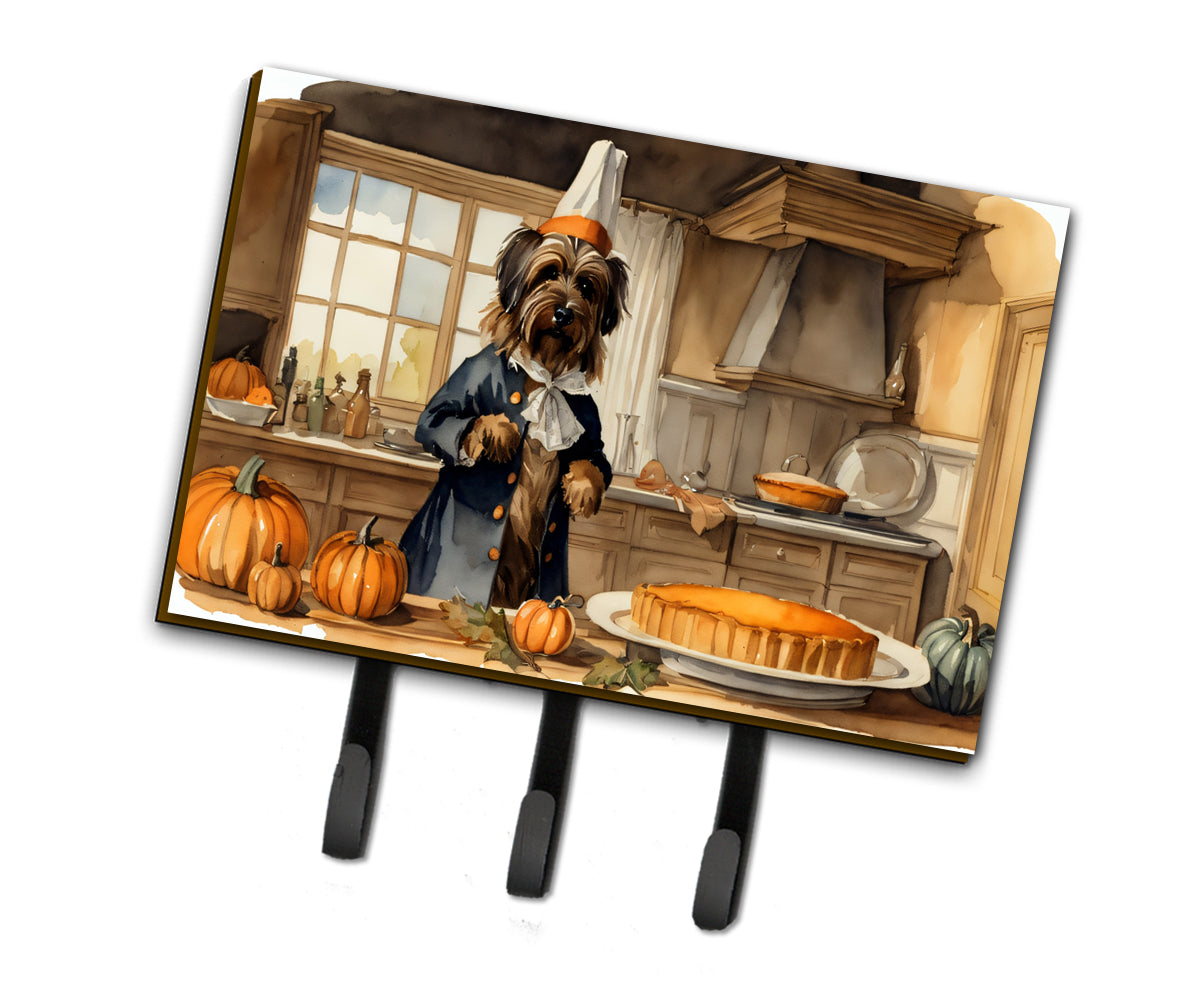 Buy this Briard Fall Kitchen Pumpkins Leash or Key Holder