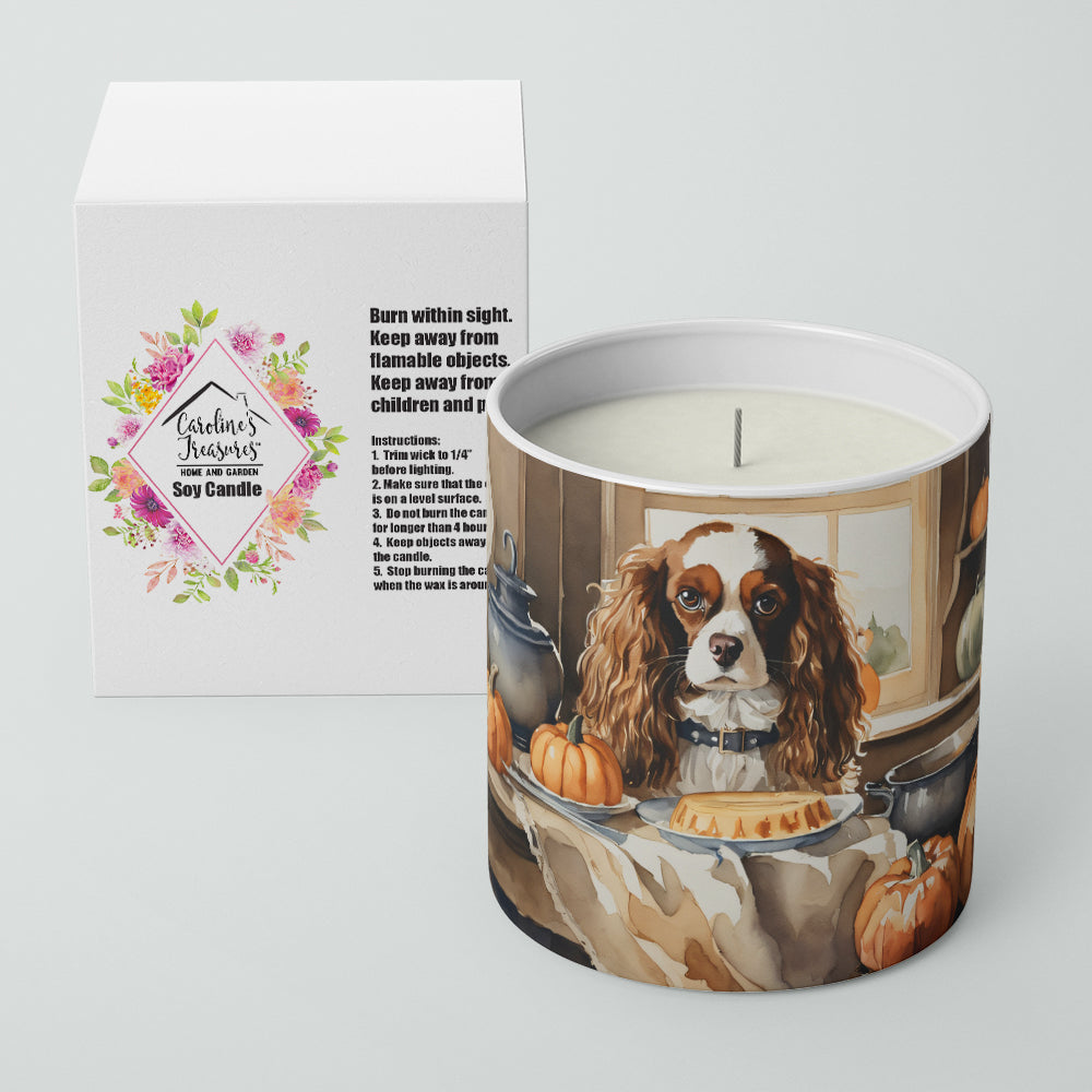 Cavalier Spaniel Fall Kitchen Pumpkins Decorative Soy Candle