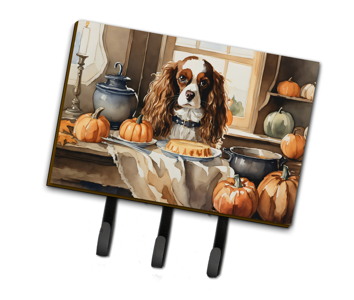 Buy this Cavalier Spaniel Fall Kitchen Pumpkins Leash or Key Holder