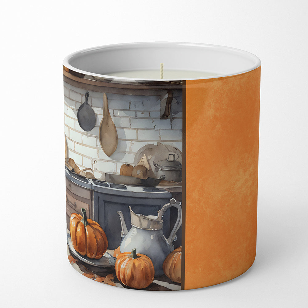 Cavalier Spaniel Fall Kitchen Pumpkins Decorative Soy Candle  the-store.com.