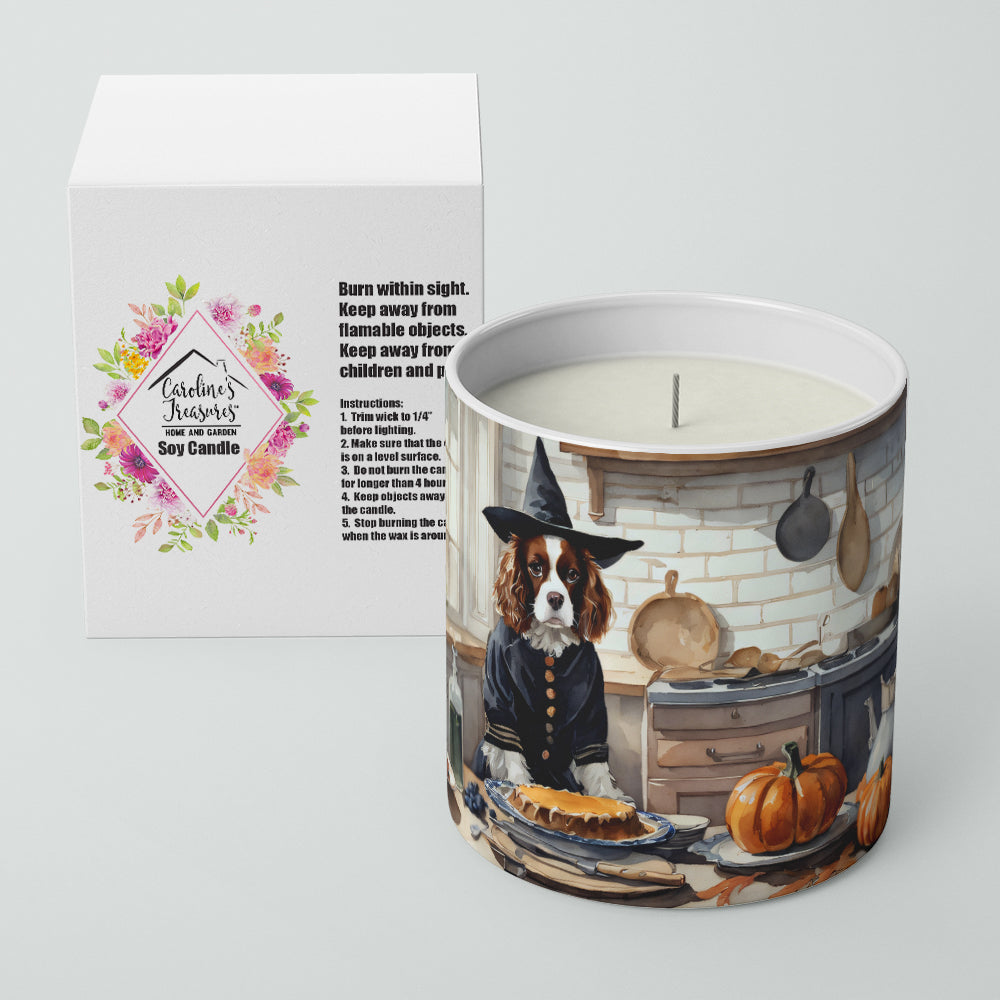 Cavalier Spaniel Fall Kitchen Pumpkins Decorative Soy Candle