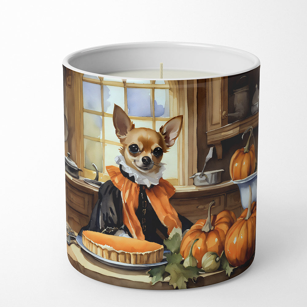 Chihuahua Fall Kitchen Pumpkins Decorative Soy Candle  the-store.com.