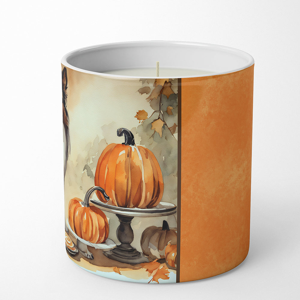 Collie Fall Kitchen Pumpkins Decorative Soy Candle  the-store.com.