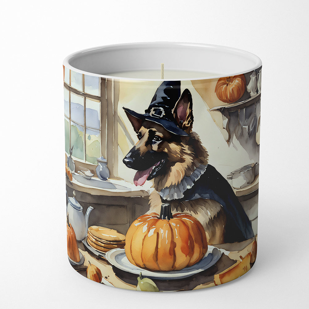 German Shepherd Fall Kitchen Pumpkins Decorative Soy Candle  the-store.com.