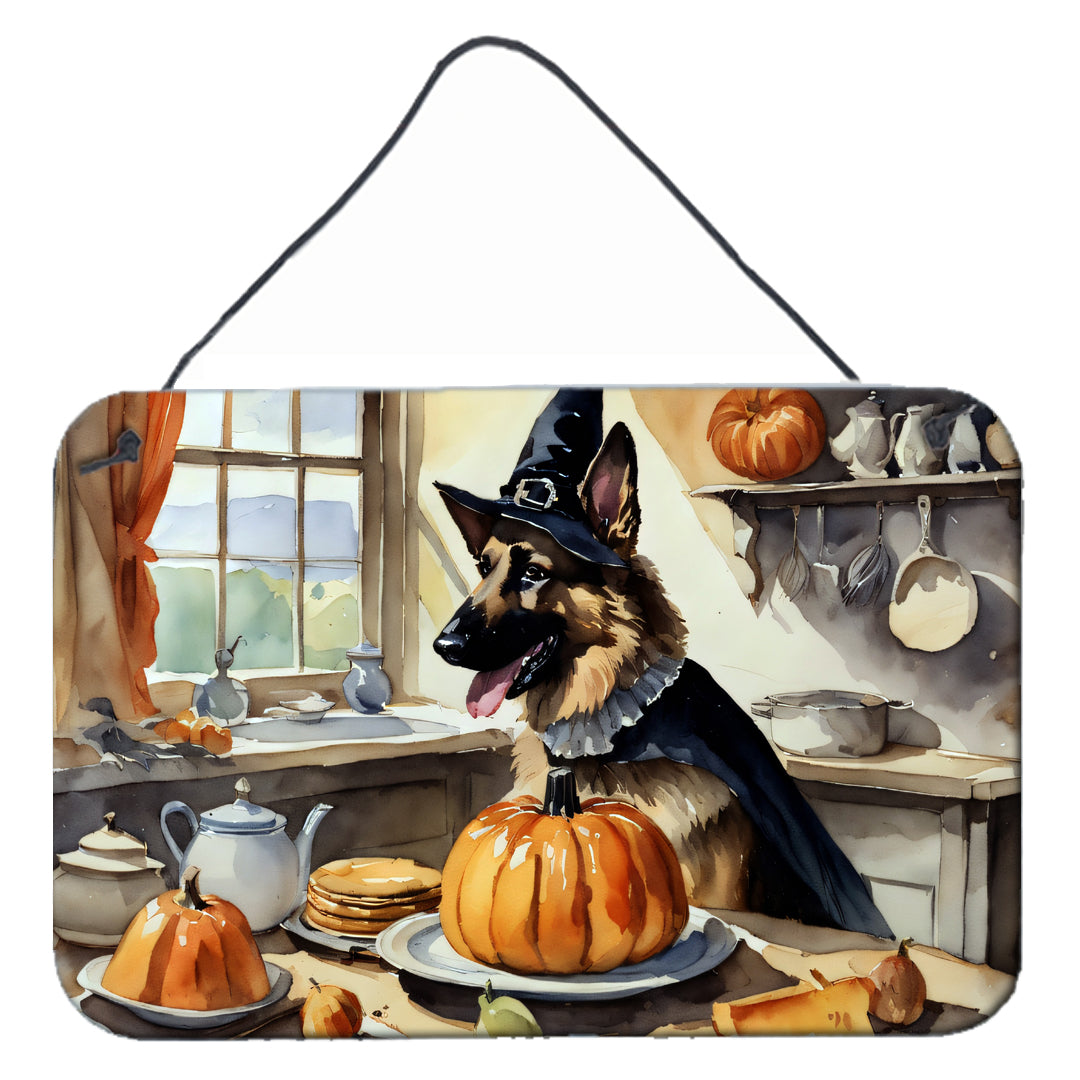 Buy this German Shepherd Fall Kitchen Pumpkins Wall or Door Hanging Prints