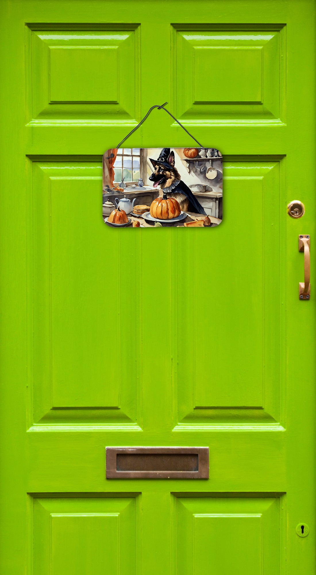 German Shepherd Fall Kitchen Pumpkins Wall or Door Hanging Prints  the-store.com.