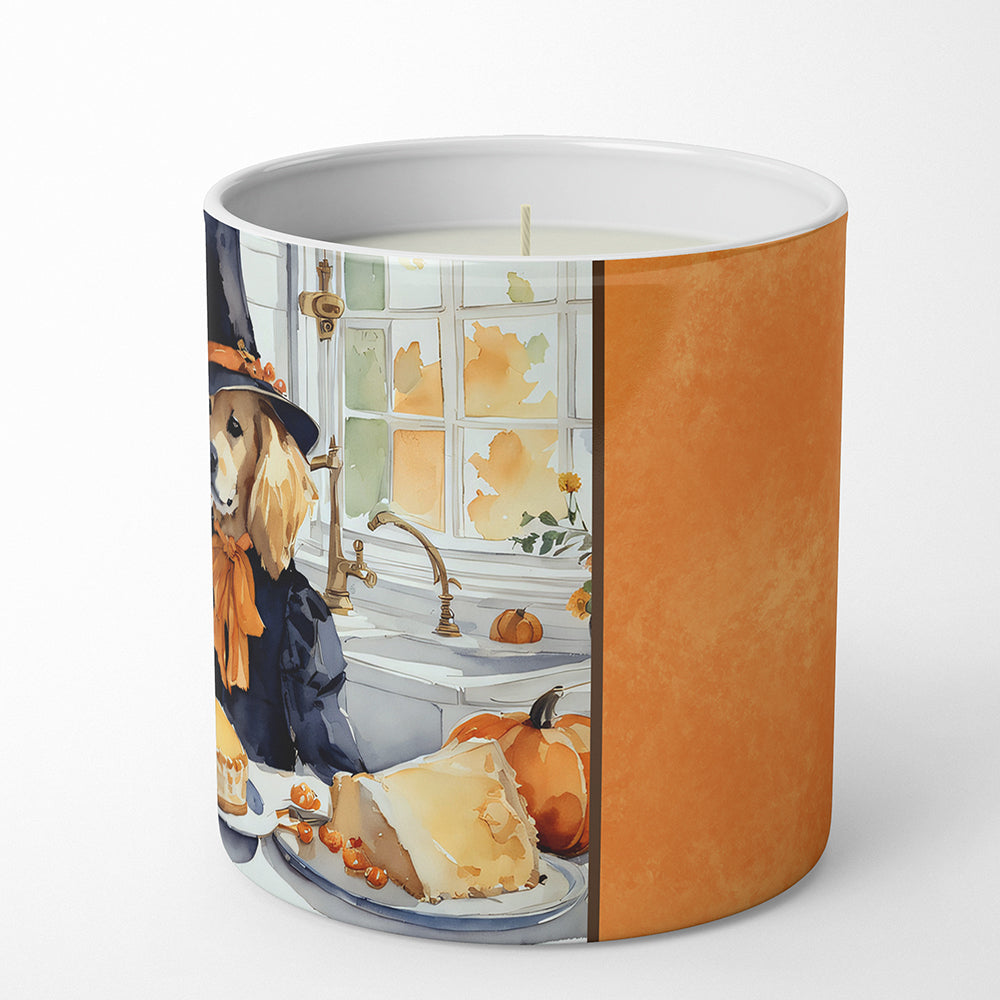 Golden Retriever Fall Kitchen Pumpkins Decorative Soy Candle