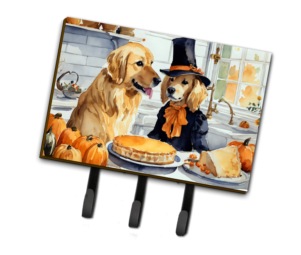 Buy this Golden Retriever Fall Kitchen Pumpkins Leash or Key Holder