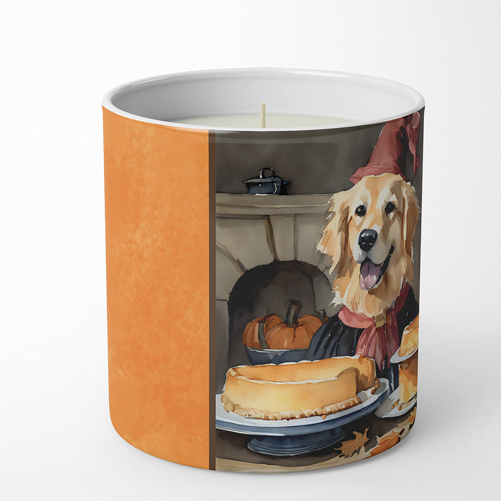 Golden Retriever Fall Kitchen Pumpkins Decorative Soy Candle