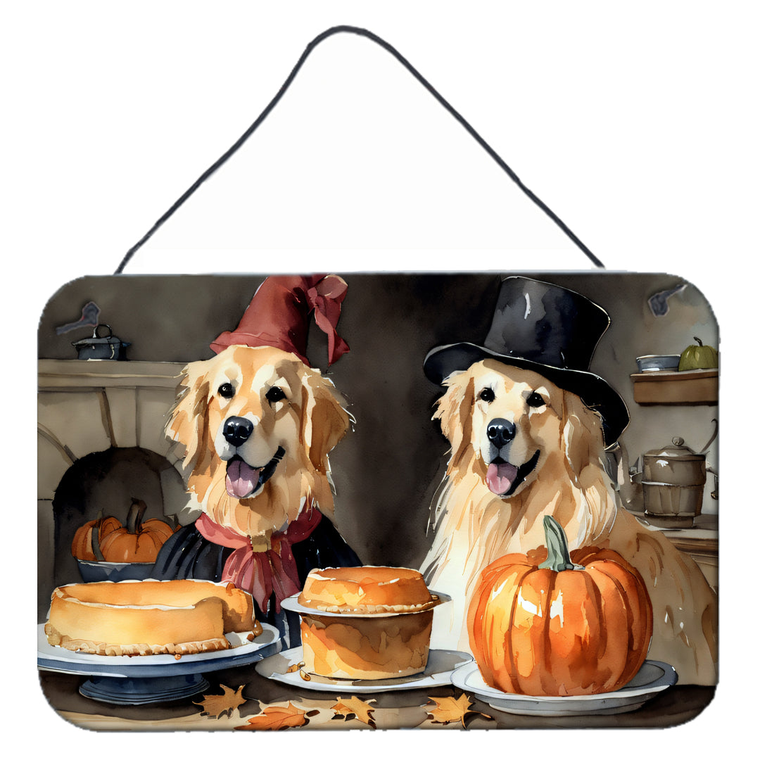 Buy this Golden Retriever Fall Kitchen Pumpkins Wall or Door Hanging Prints