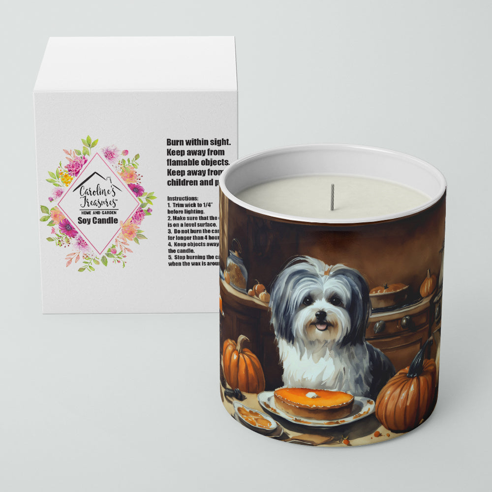 Havanese Fall Kitchen Pumpkins Decorative Soy Candle  the-store.com.