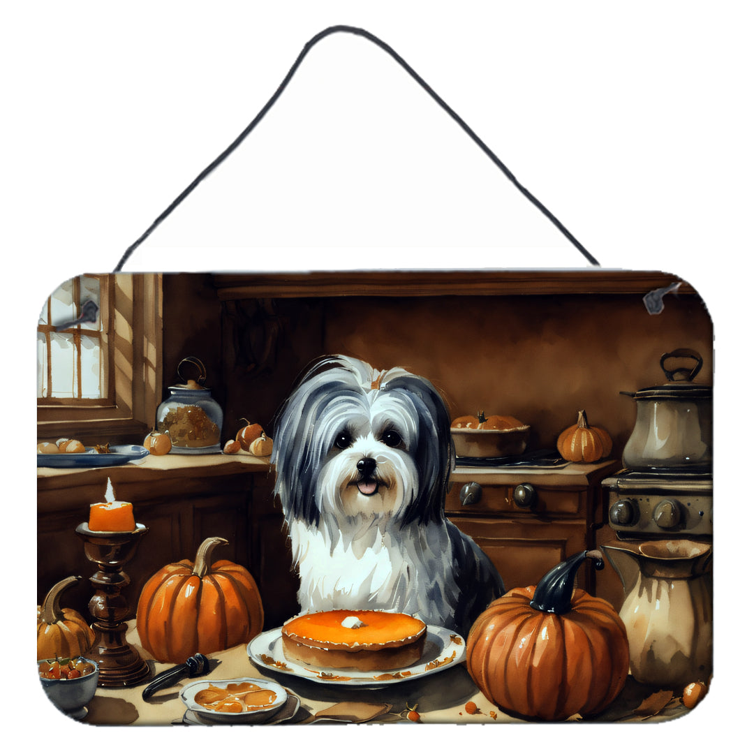 Buy this Havanese Fall Kitchen Pumpkins Wall or Door Hanging Prints