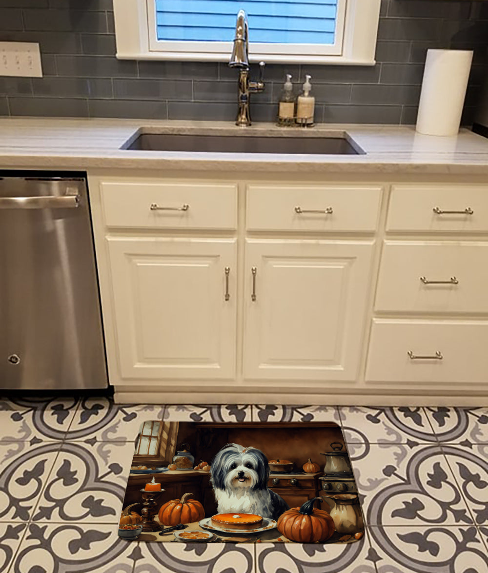 Buy this Havanese Fall Kitchen Pumpkins Memory Foam Kitchen Mat