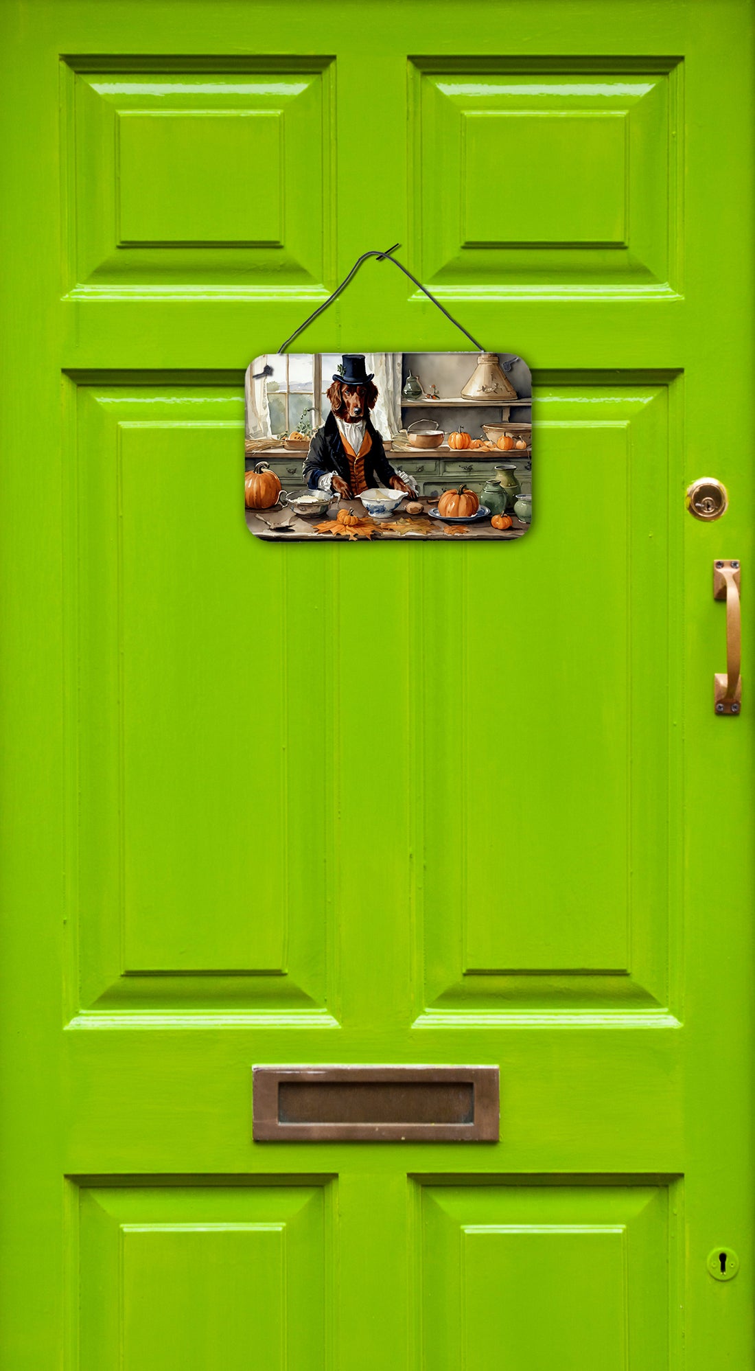 Irish Setter Fall Kitchen Pumpkins Wall or Door Hanging Prints  the-store.com.