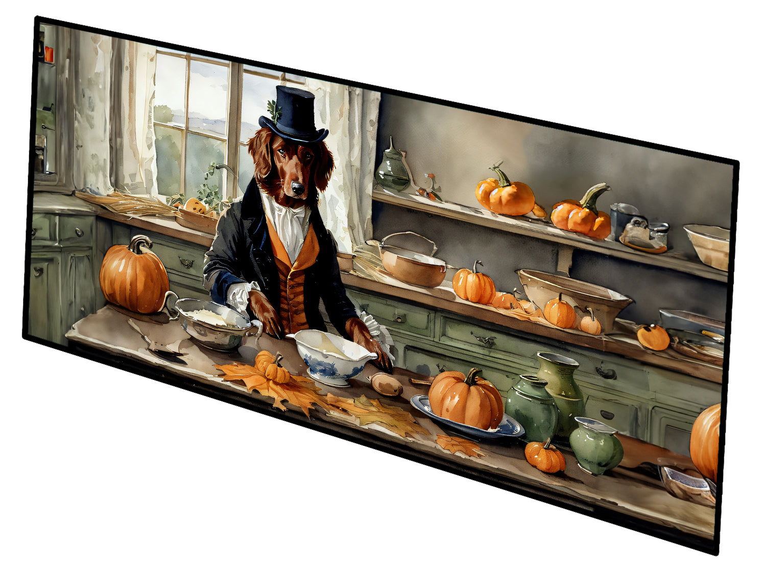 Buy this Irish Setter Fall Kitchen Pumpkins Runner Mat 28x58