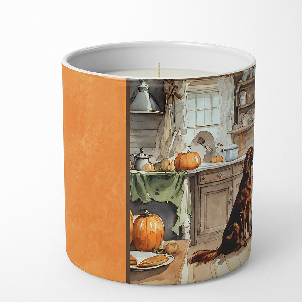 Irish Setter Fall Kitchen Pumpkins Decorative Soy Candle