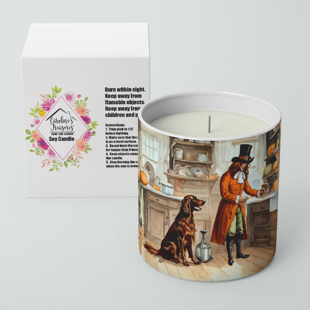 Irish Setter Fall Kitchen Pumpkins Decorative Soy Candle  the-store.com.