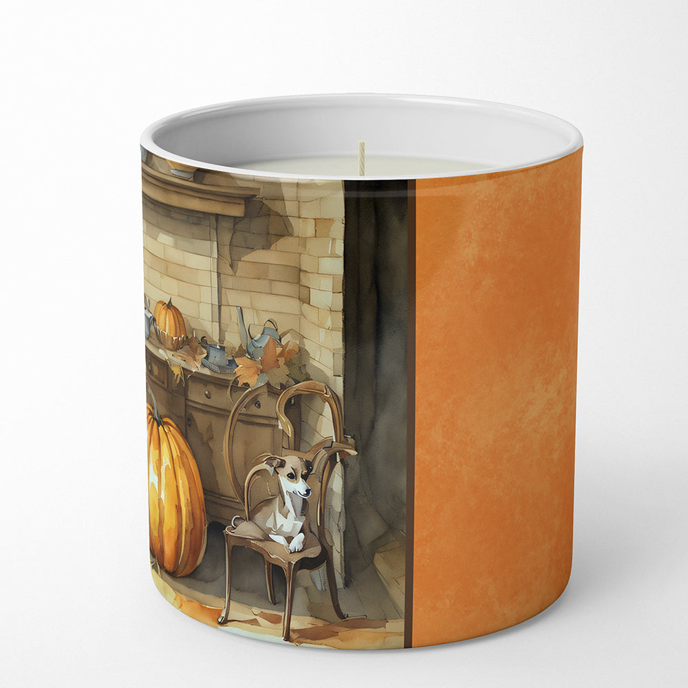 Italian Greyhound Fall Kitchen Pumpkins Decorative Soy Candle  the-store.com.