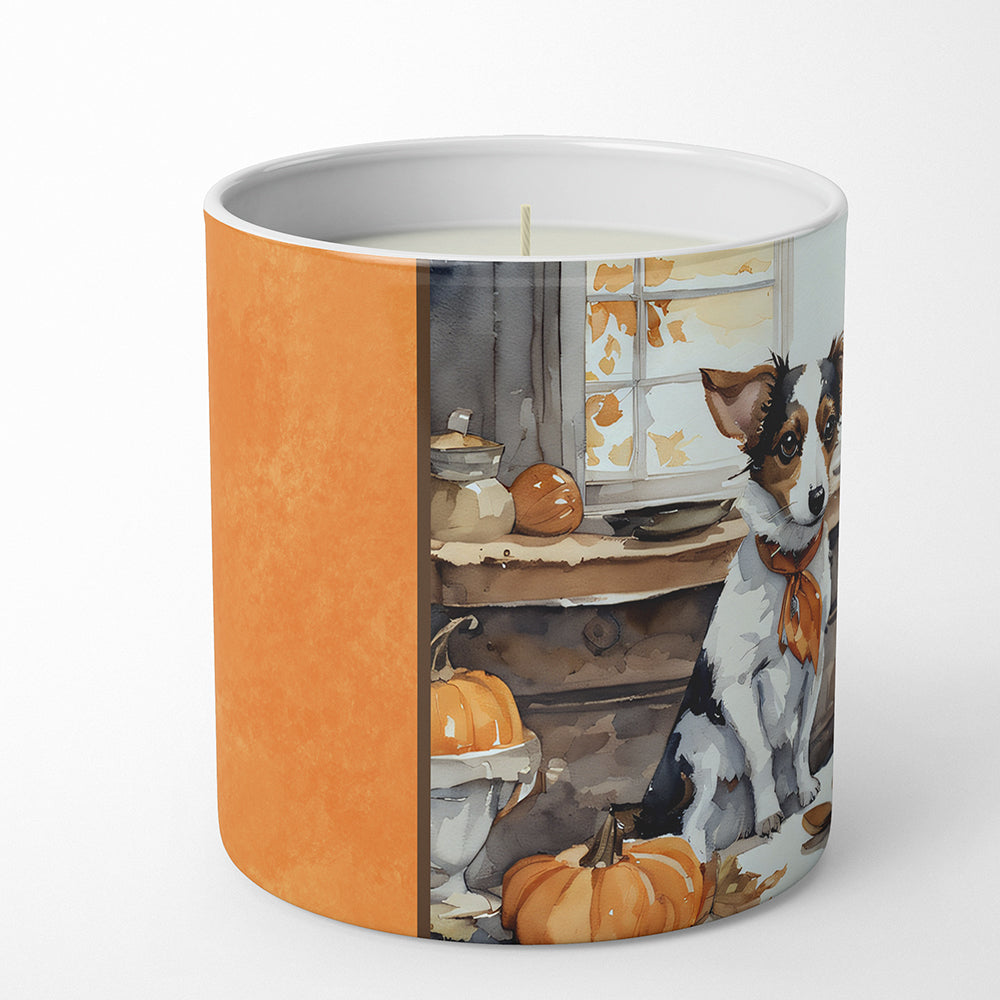 Jack Russell Terrier Fall Kitchen Pumpkins Decorative Soy Candle  the-store.com.
