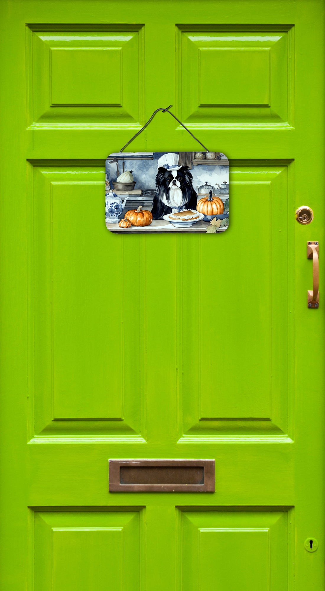 Japanese Chin Fall Kitchen Pumpkins Wall or Door Hanging Prints  the-store.com.