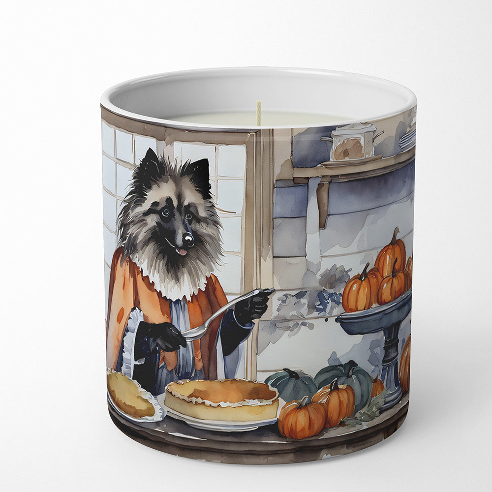 Buy this Keeshond Fall Kitchen Pumpkins Decorative Soy Candle