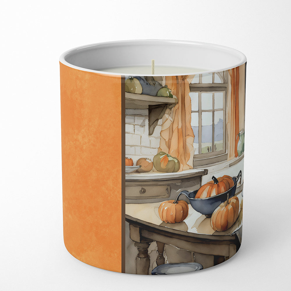 Black Lab Fall Kitchen Pumpkins Decorative Soy Candle