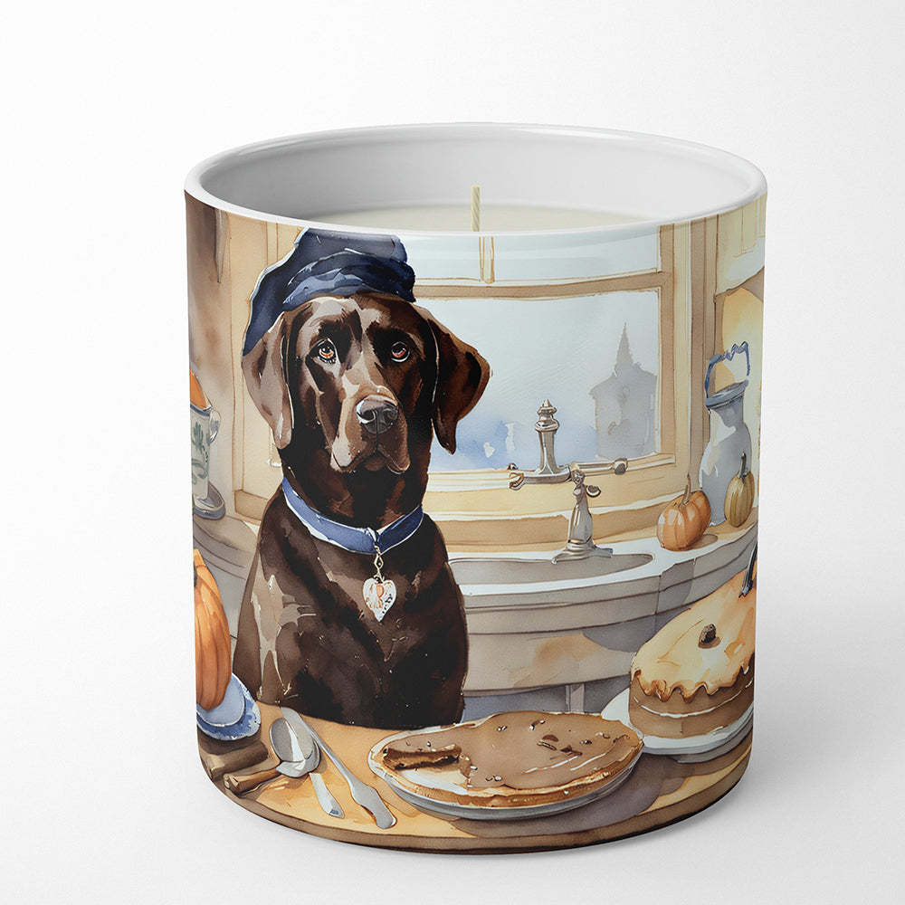 Buy this Chocolate Lab Fall Kitchen Pumpkins Decorative Soy Candle