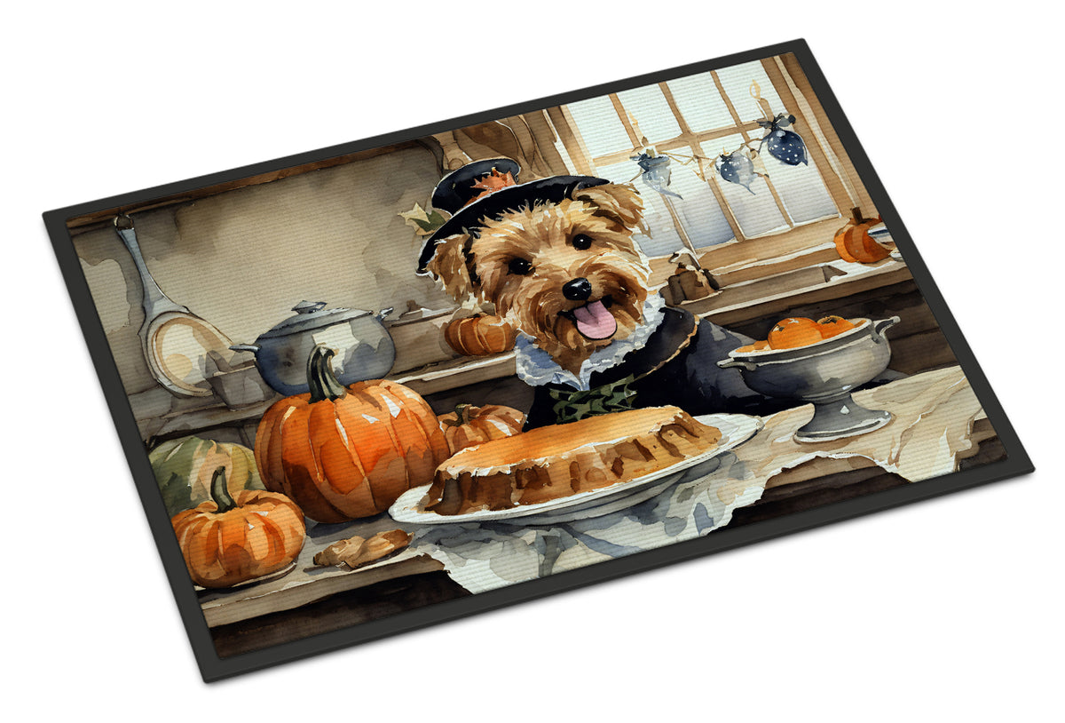 Buy this Lakeland Terrier Fall Kitchen Pumpkins Indoor or Outdoor Mat 24x36